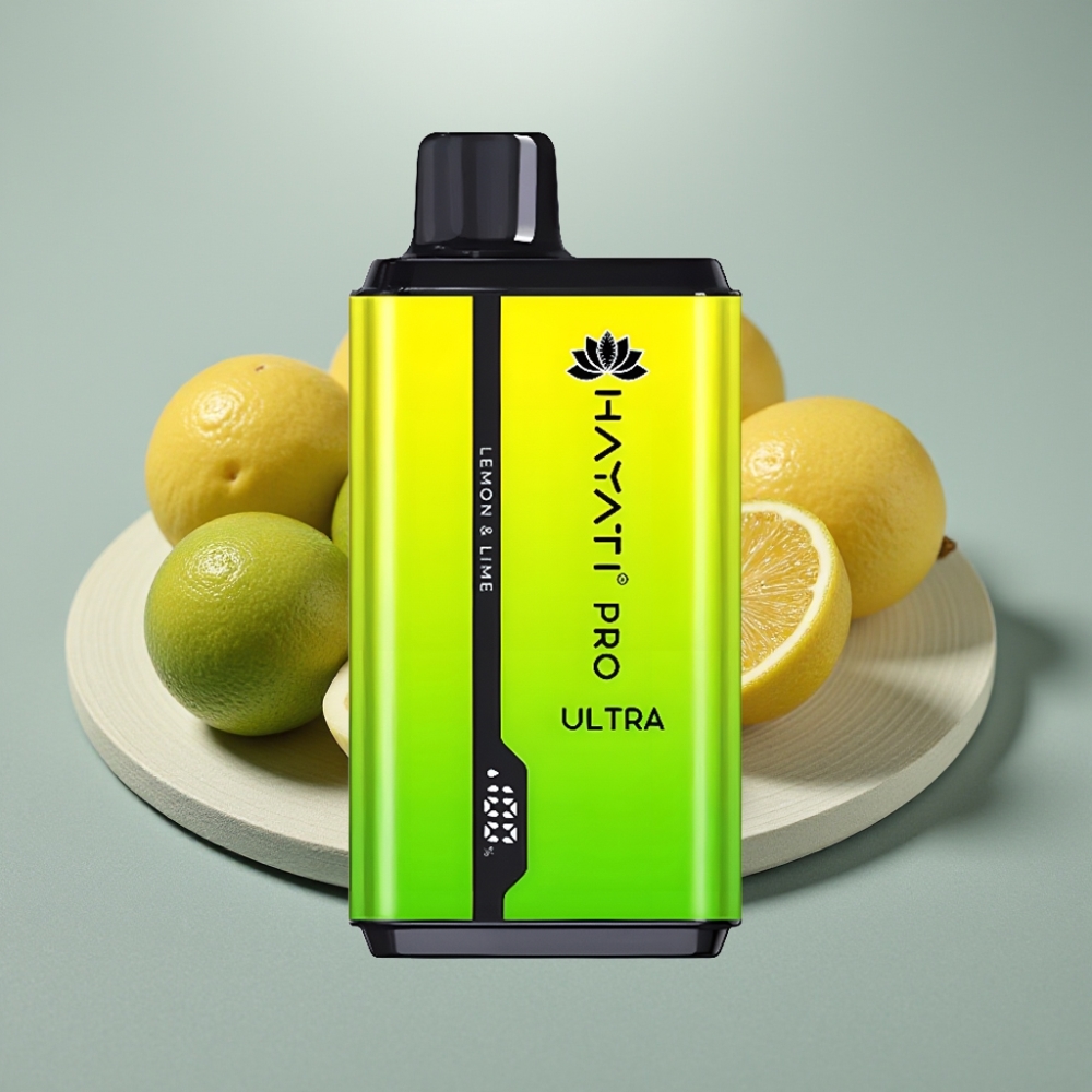 Hayati Pro Ultra 15000 Puffs 2×12ml 2% Limão & Lima vape Portugal