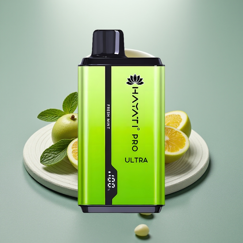 Hayati Pro Ultra 15000 Puffs 2×12ml 2% Menta Fresca vape Portugal