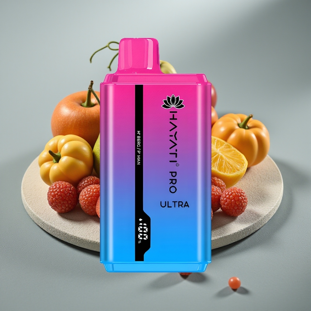 Hayati Pro Ultra 15000 Puffs 2×12ml 2% Sabor H' Berg P' Man vape Portugal