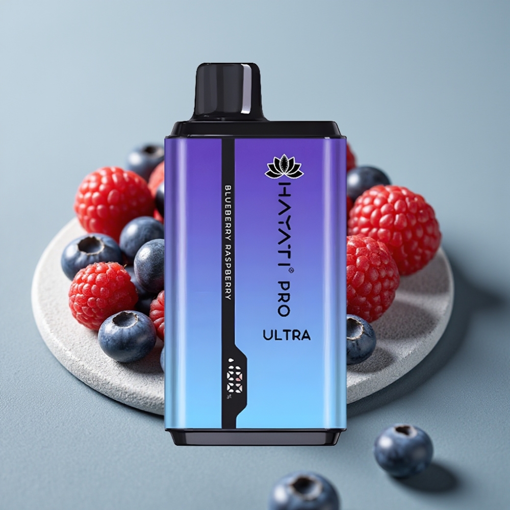 Hayati Pro Ultra 15000 Puffs 850mAh 2×12ml 2% Mirtilo Framboesa vape Portugal