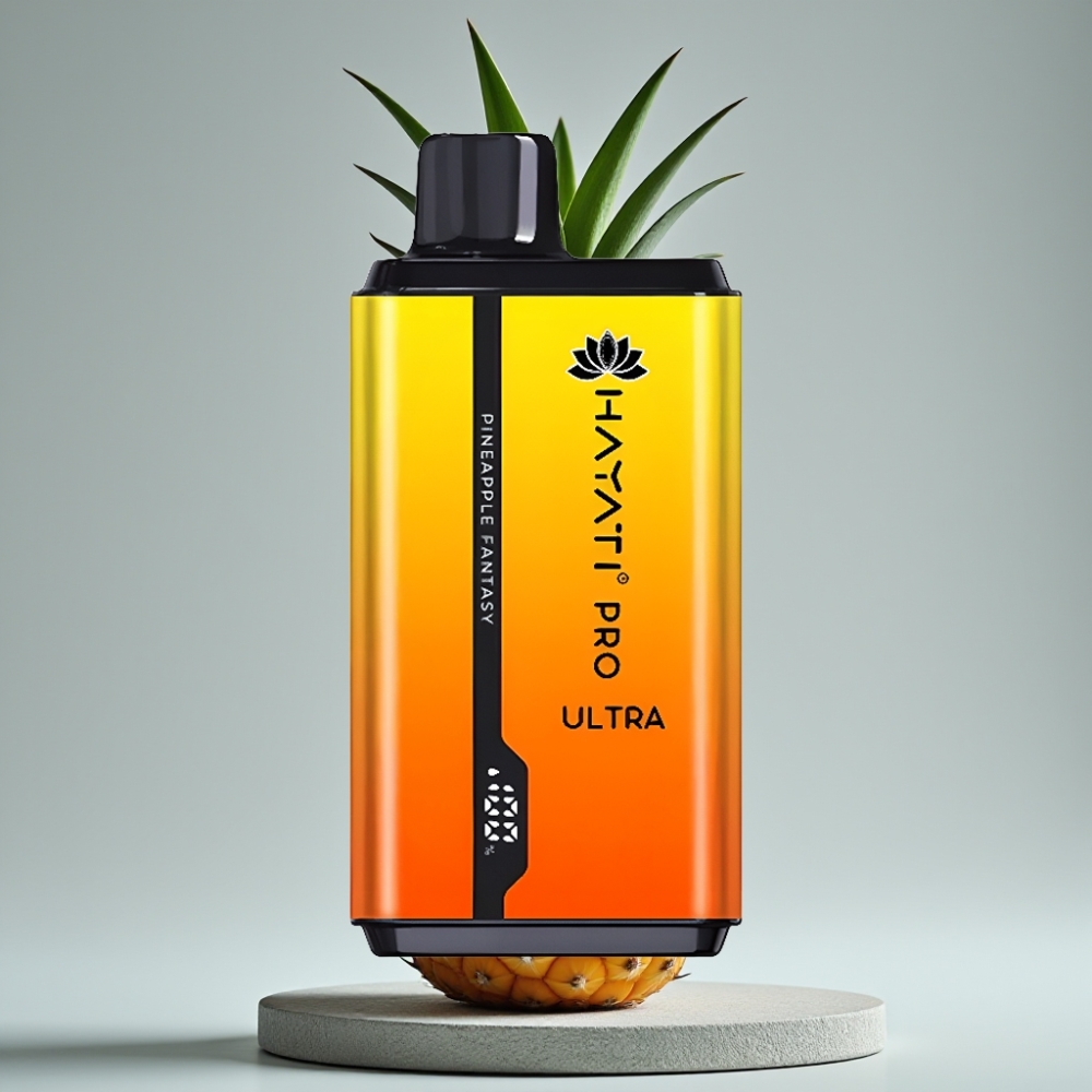 Hayati Pro Ultra 15000 Puffs Fantasia de Abacaxi 2×12ml 2% vape Portugal