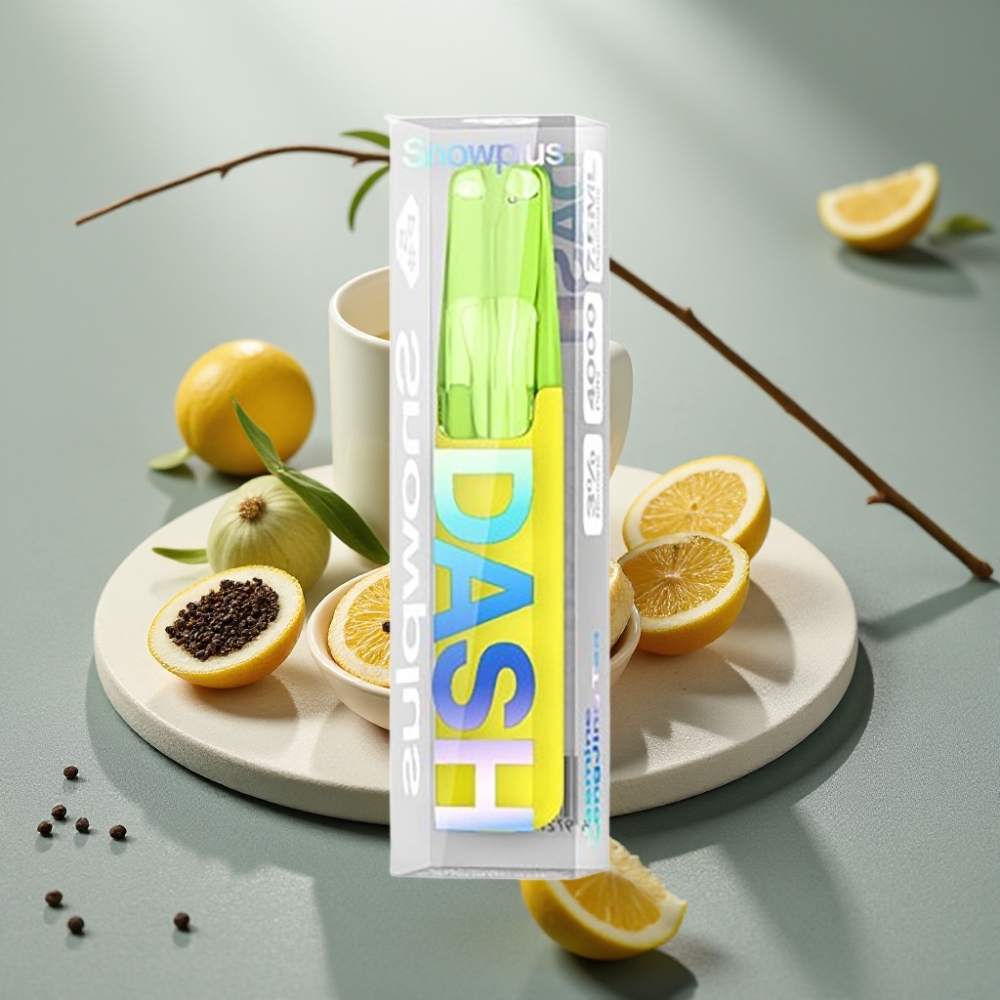 Snowplus Dash 4000 Puffs Dispositivo Descartável Chá Jasmine LongJing 7,5 ml Cerâmico 5%