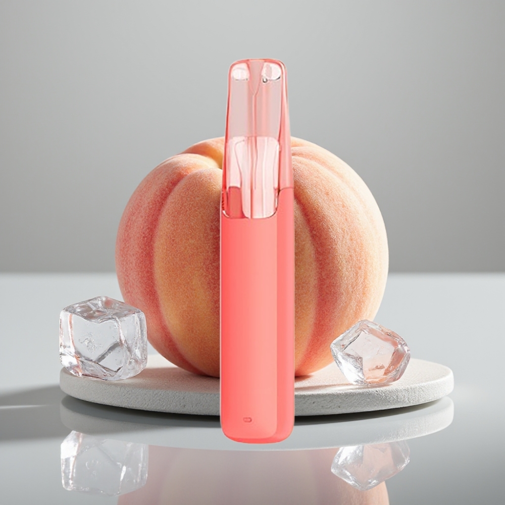 Snowplus Dash 4000 Puffs Dispositivo Descartável Gelo de Pêssego 7.5ml Cerâmico