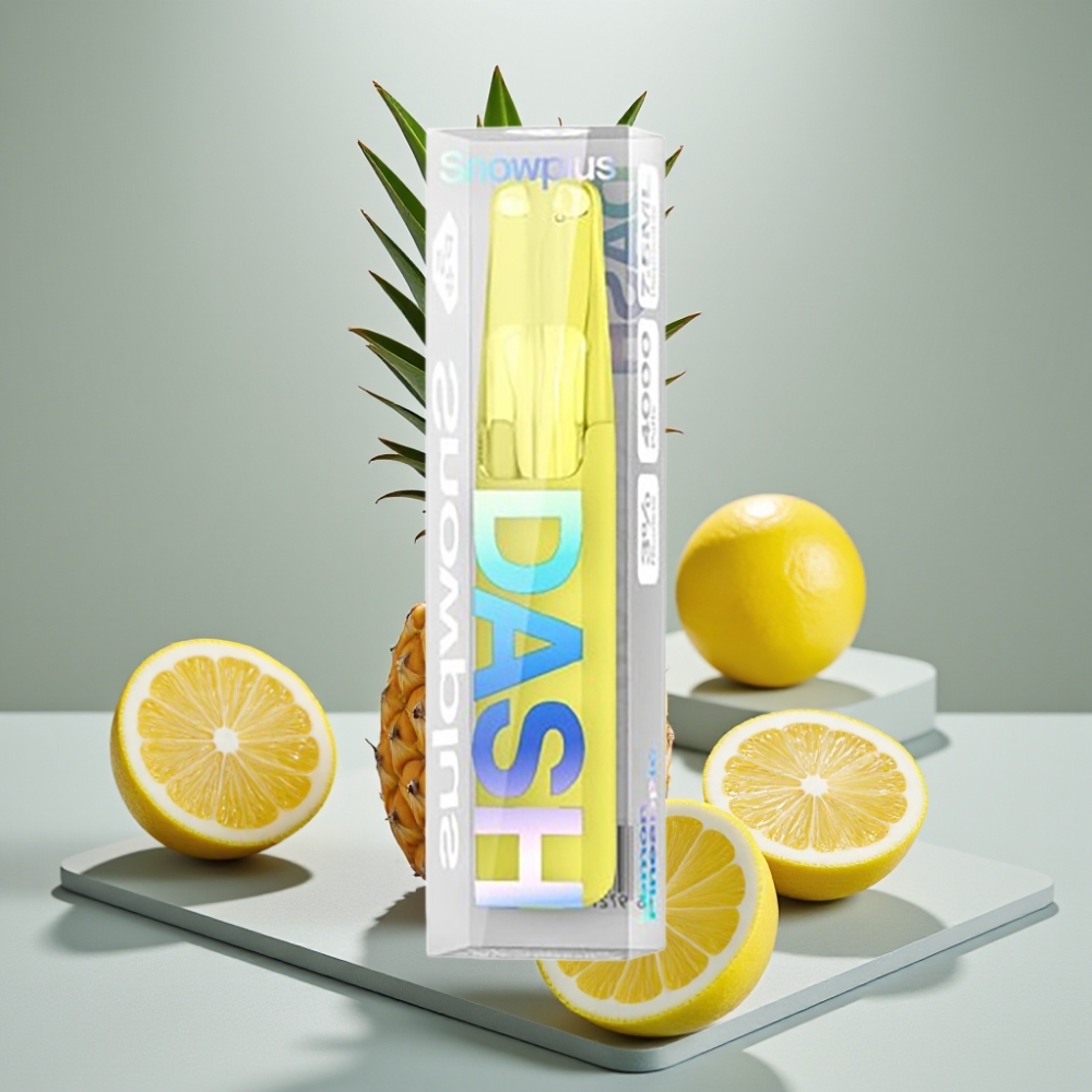 Snowplus Dash 4000 Puffs Dispositivo Descartável Limão Abacaxi Cerâmico 7.5ml