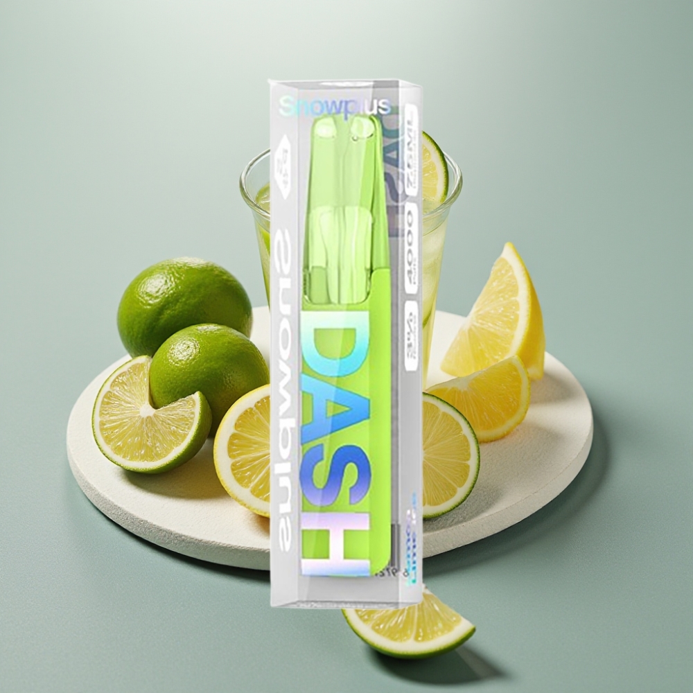 Snowplus Dash 4000 Puffs Dispositivo Descartável Limão Lima Gelo 7,5 ml Cerâmico