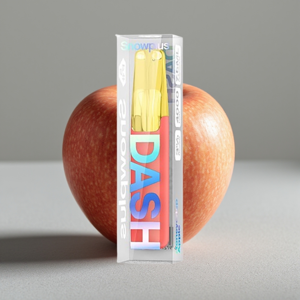 Snowplus Dash 4000 Puffs Dispositivo Descartável Maçã Honeycrisp Atomizador Cerâmico 7.5ml