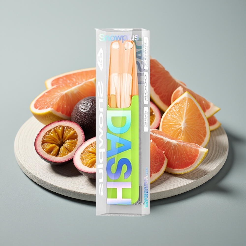 Snowplus Dash 4000 Puffs Dispositivo Descartável Maracujá Toranja 7,5 ml 5%