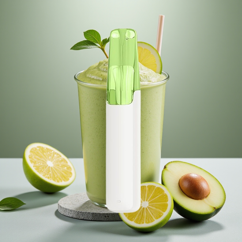 Snowplus Dash 4000 Puffs Dispositivo Descartável Sabor Smoothie de Matcha com Atomizador Cerâmico e Bateria de 530 mAh