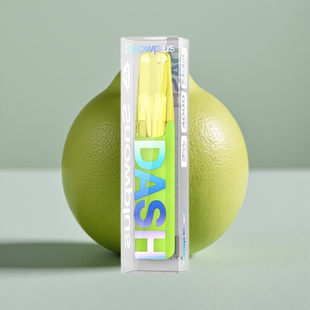 Snowplus Dash 4000 Puffs Dispositivo Descartável Verde Fresco Cerâmica 7.5 ml