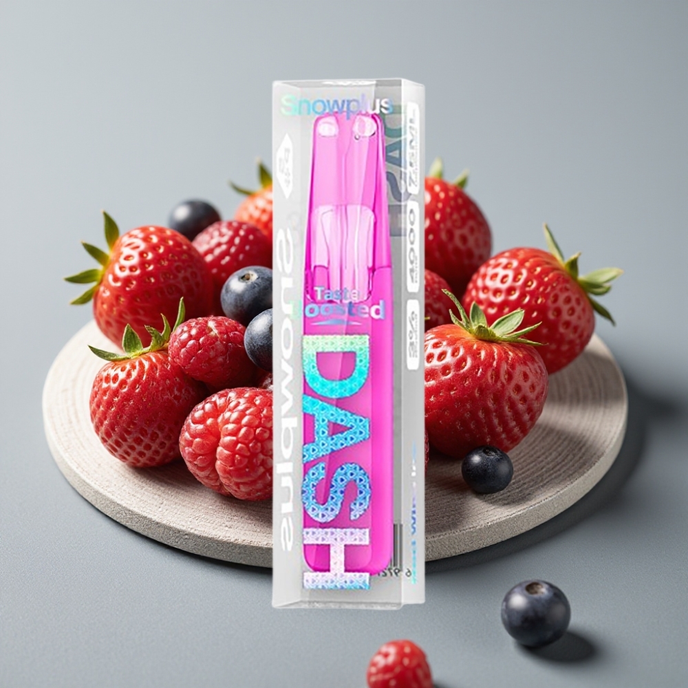 Snowplus Dash 4000 Puffs Dispositivo Descartável Vinho Tinto Gelo 7.5ml 530mAh