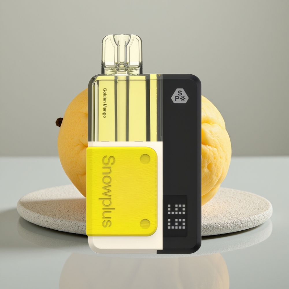 Snowplus Swift 15000 Puffs Pod Kit Manga Dourada Dual Mesh 2+10ml 1000mAh