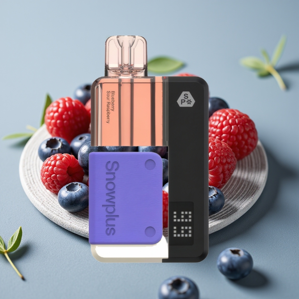Snowplus Swift 15000 Puffs Pod Kit Mirtilo Framboesa Azeda 1000mAh Dual Mesh 2+10ml