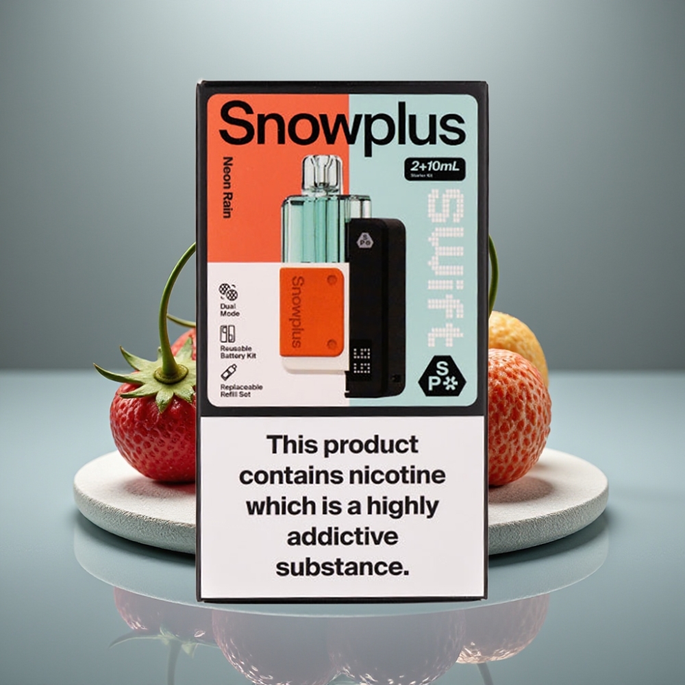 Snowplus Swift 5000 Puffs Dual Mesh 1000mAh Kit Chuva Neon vape Portugal