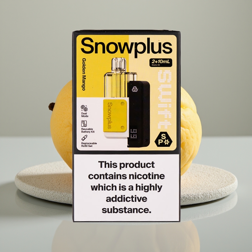 Snowplus Swift 5000 Puffs Dual Mesh 1000mAh Manga Dourada vape Portugal