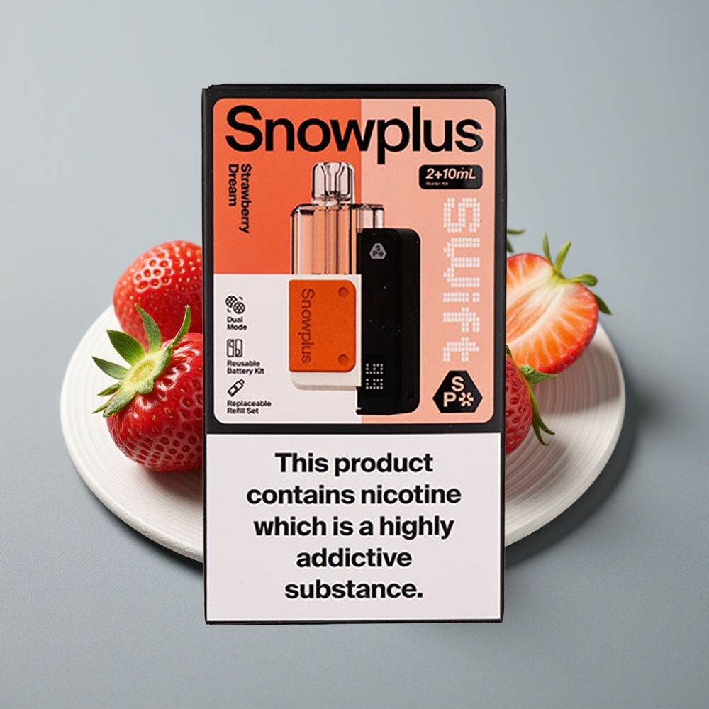 Snowplus Swift 5000 Puffs Dual Mesh 1000mAh Sonho de Morango vape Portugal