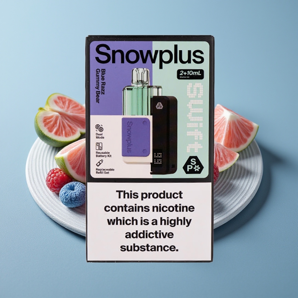 Snowplus Swift 5000 Puffs Dual Mesh 1000mAh Uva Doce Gelatina Azul