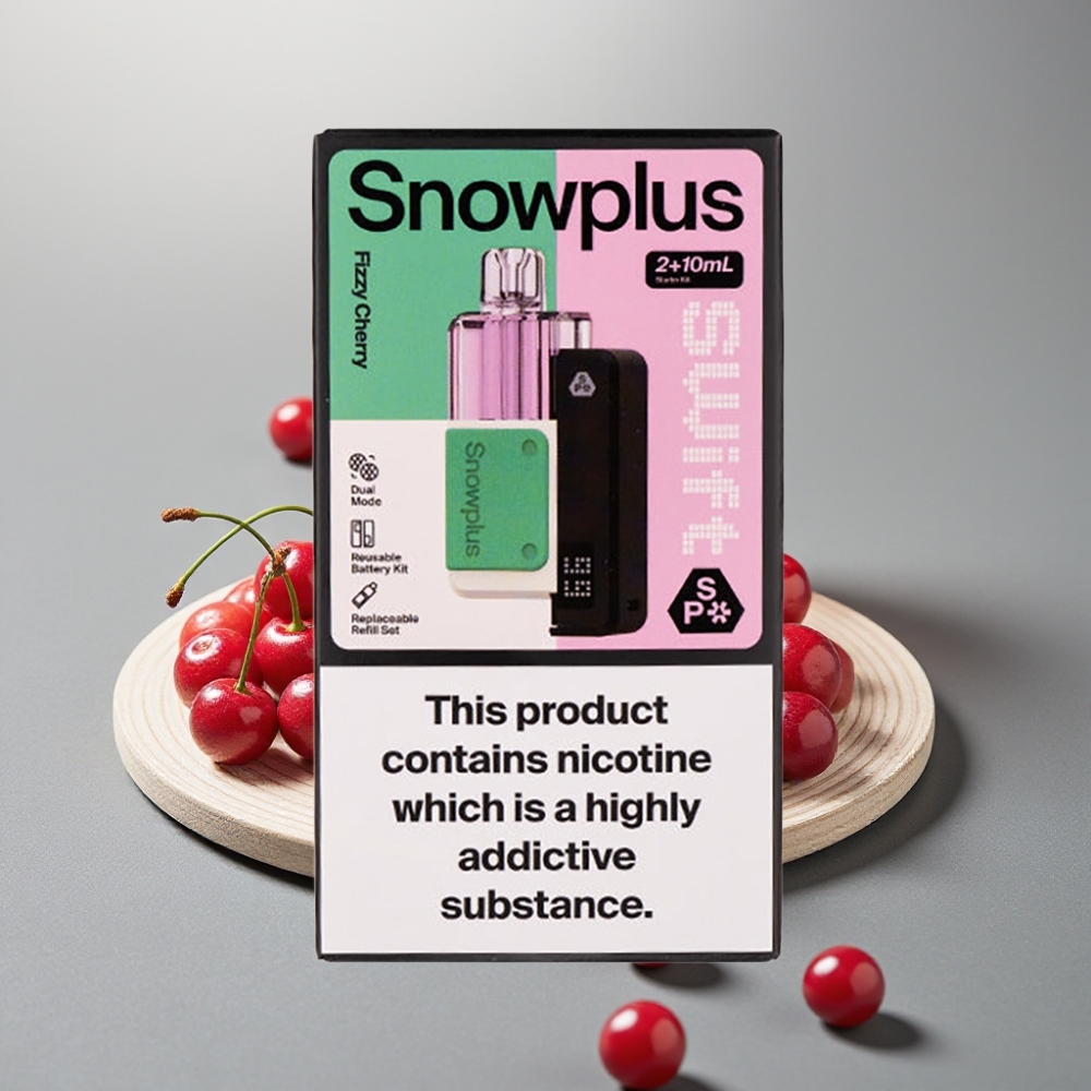 Snowplus Swift 5000 Puffs Dual Mesh Kit Cereja Frisante 1000mAh 65g