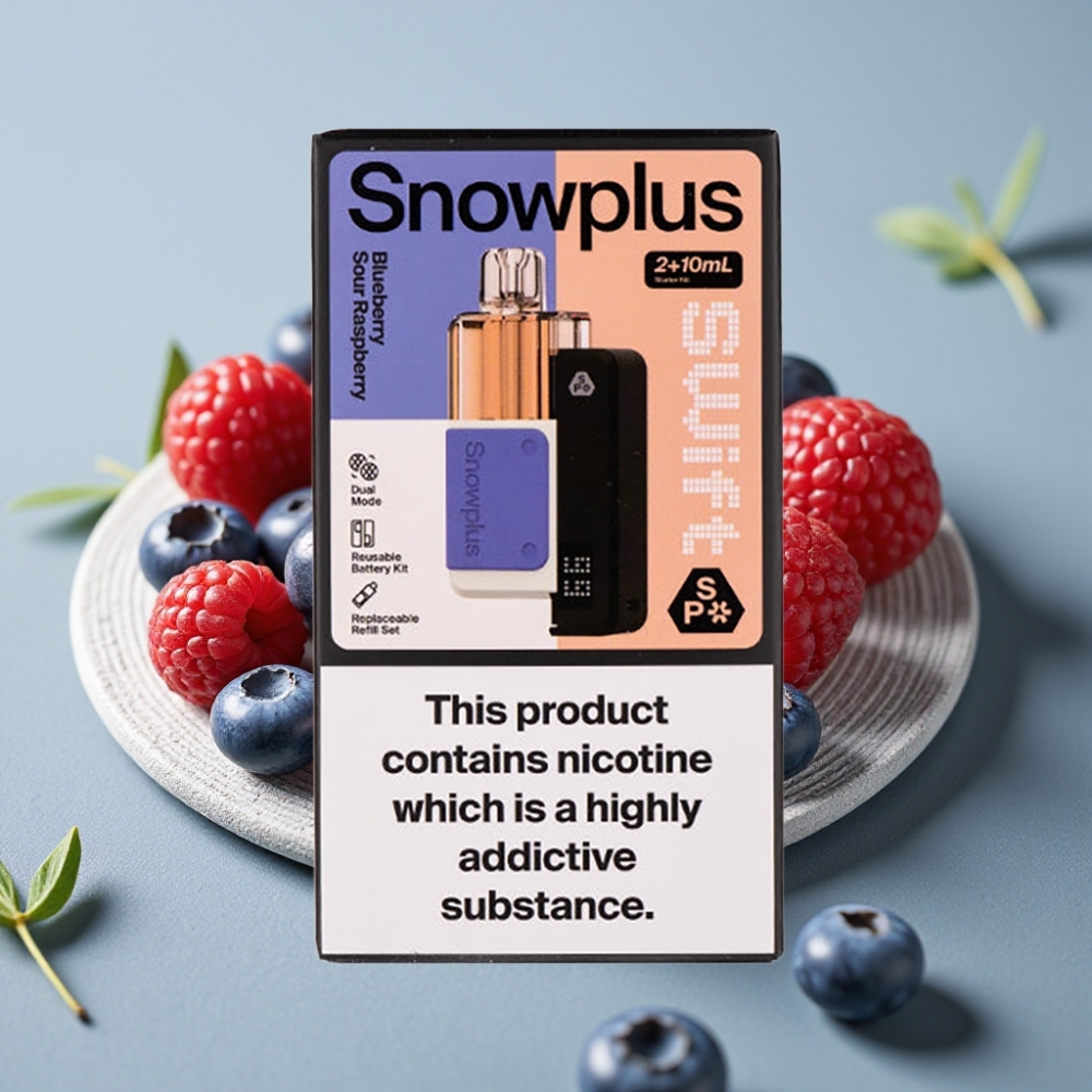 Snowplus Swift 5000 Puffs Dual Mesh Kit Mirtilo Framboesa Azeda 1000mAh