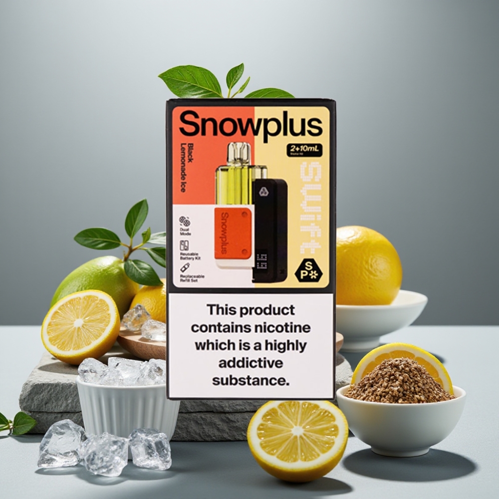 Snowplus Swift 5000 Puffs Prefilled Pod Kit Limonada Negra Gelada Dual Mesh 1000mAh