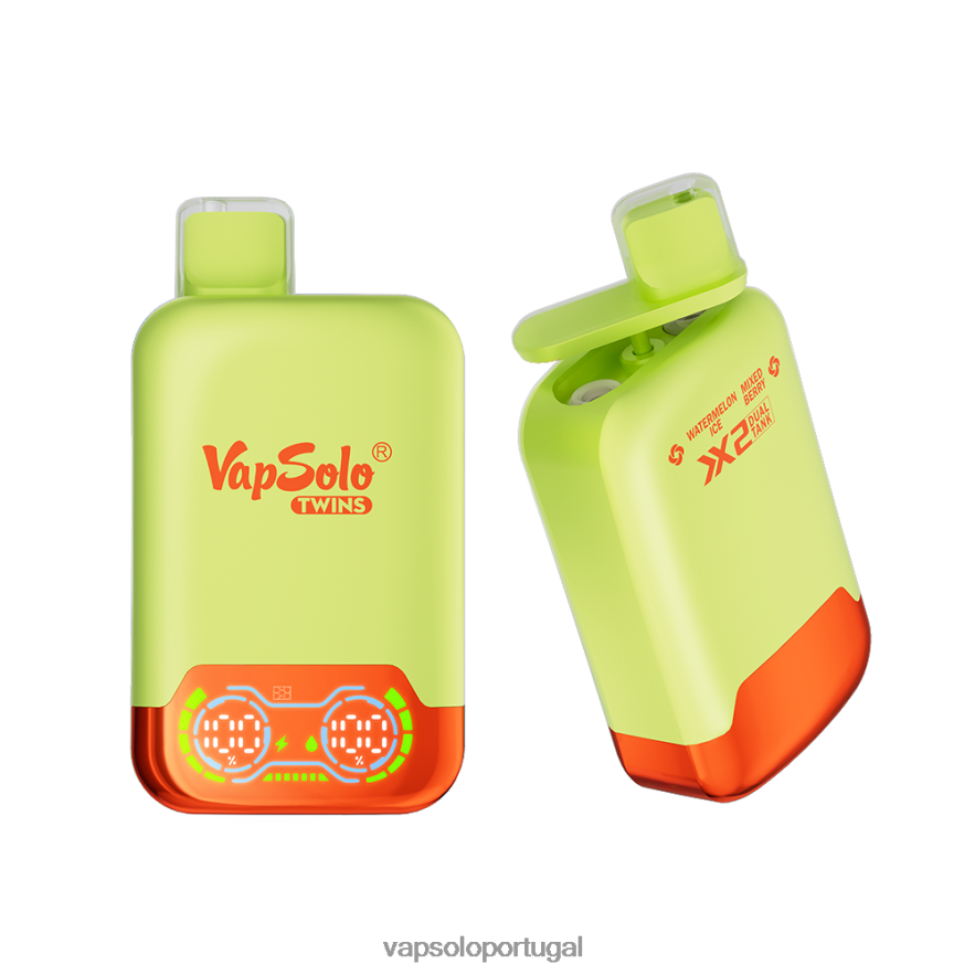 gelo de melancia e frutas vermelhas