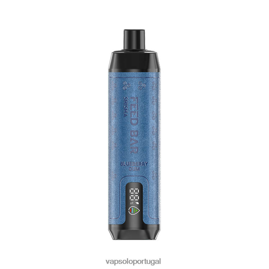 VapSolo SHISHA vaporizador descartável goma de mirtilo V608204 - Vapsolo Sabores