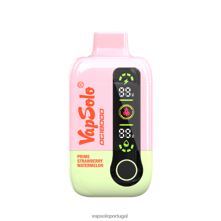 VapSolo DG18000 vaporizador descartável melancia de morango nobre V6082054 - Vapsolo Review