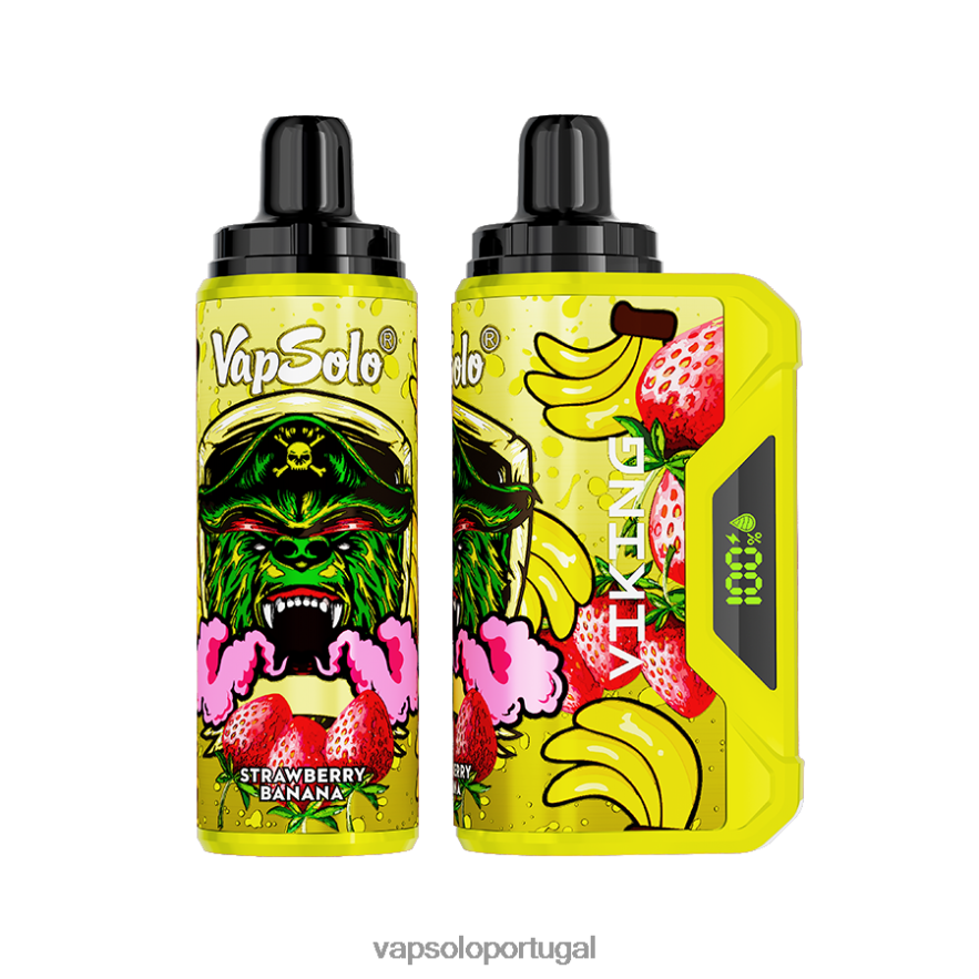 VapSolo VIKING vaporizador descartável banana morango V6082043 - Vapsolo Comprar