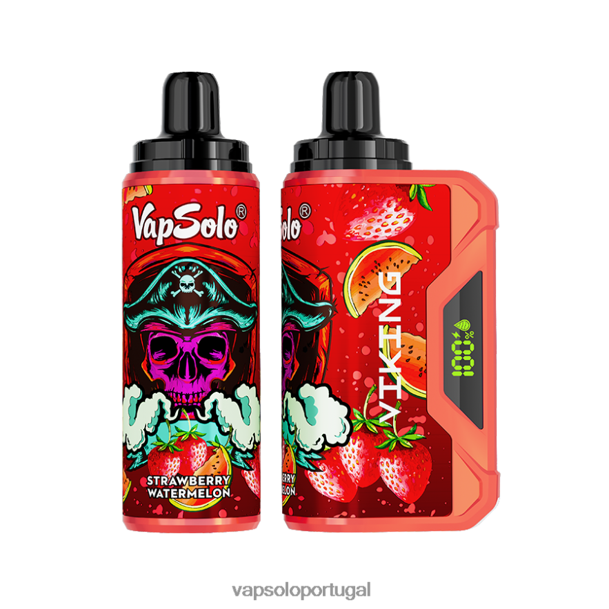 VapSolo VIKING vaporizador descartável melancia morango V6082046 - Vapsolo Review