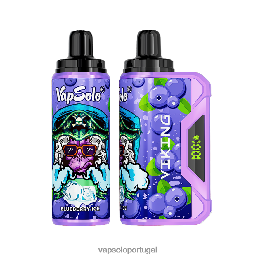 VapSolo VIKING vaporizador descartável mirtilo V6082036 - Vapsolo Sabores